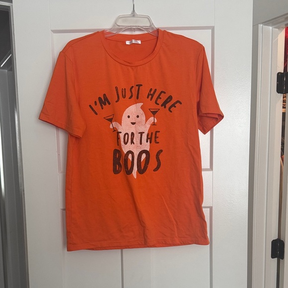 Sheshow Tops - Women’s SHESHOW Orange Halloween T-Shirt - Medium